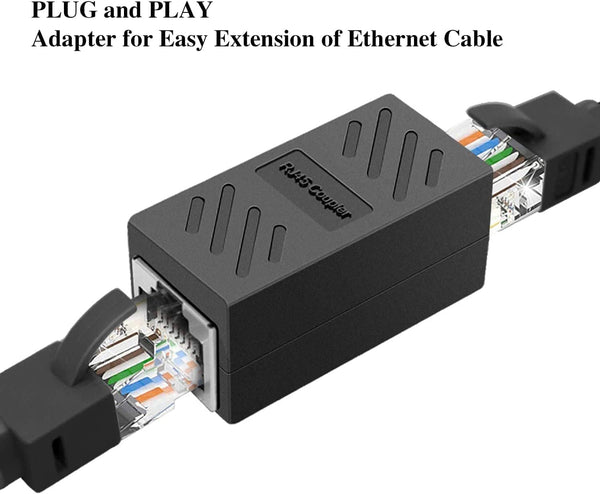RJ45 Female To Female CAT 7 6 5e 5 Network LAN Ethernet Connector Coupler Adapter